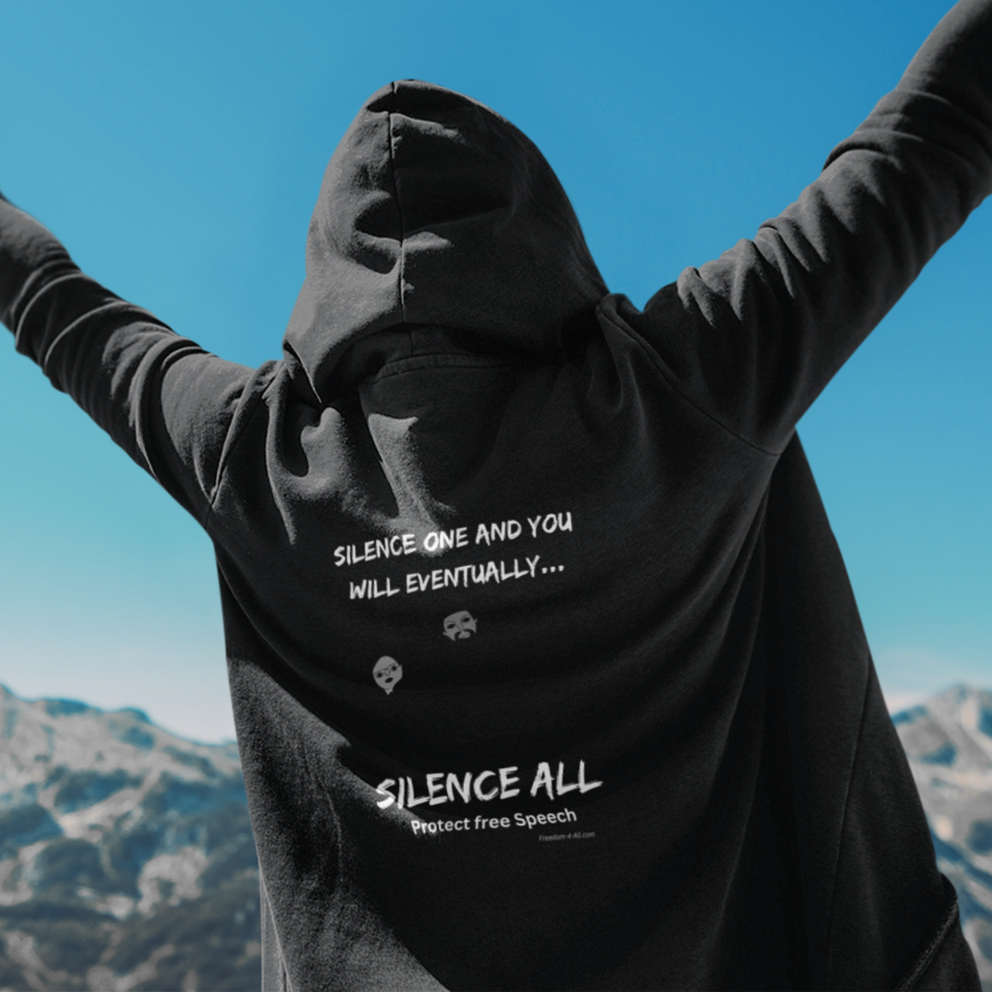 (1A-05) Silence All Unisex Hoodie