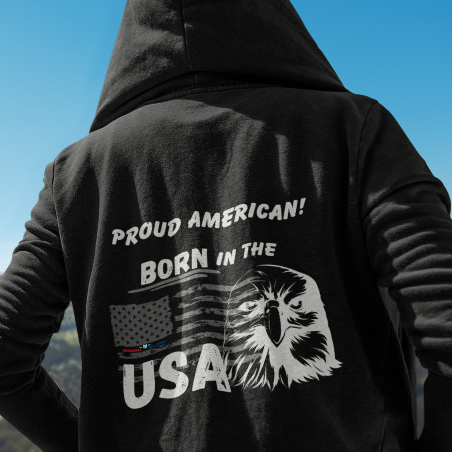(AP-14) Born In The USA / Unisex Hoodie